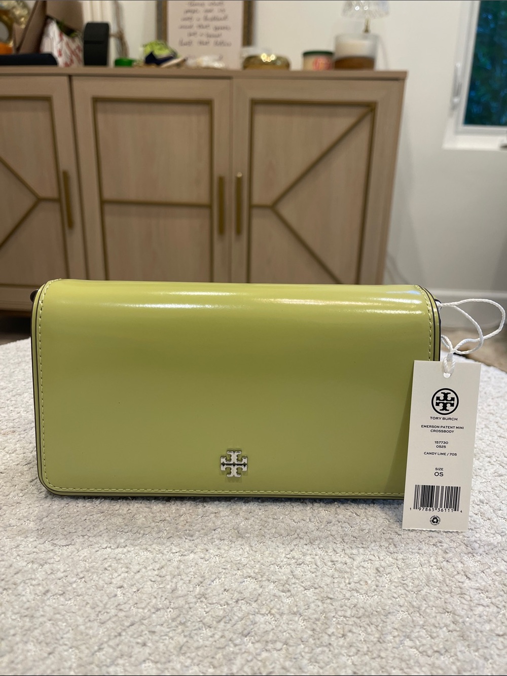 NWT Tory Burch Emerson Patent Crossbody Bag